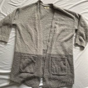Thread and supply cozy cloud wrap cardigan